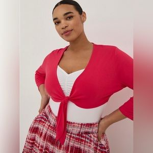 Torrid Super Soft Shrug Tie-Front